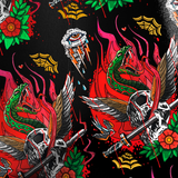 OLDSCOOT TATTOO red & black